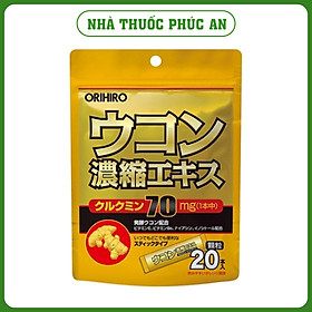 Tinh bột nghệ giải rượu, bổ gan Orihiro Nhật Bản 20 gói