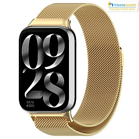 Dây Thép cho MI Band 8 Pro/ Band 9 Pro/ Redmi Watch 5/ 4 - Dây Thép, khóa nam châm (DTB8P)