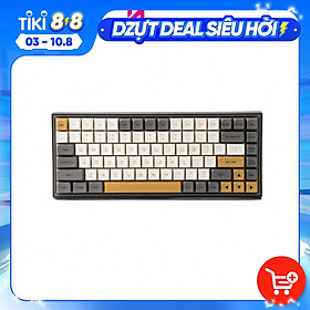 Mua Bàn phím cơ Keycool KC84 Pro Smoke Black RGB Hotswap Three-mode Bluetooth 5.0/ 2.4G/ Type-C - hàng chính hãng