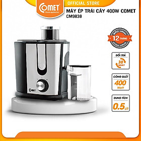 Máy ép trái cây 400W COMET - CM9838 - Hàng Chính Hãng