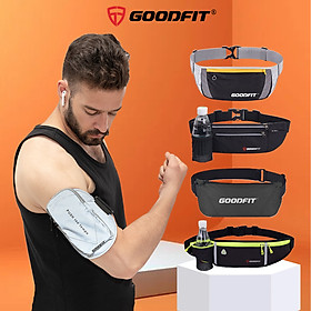 Túi đeo bụng, đai đeo điện thoại chạy bộ chính hãng Goodfit GF10X chống nước, phản quang, sức chứa lớn
