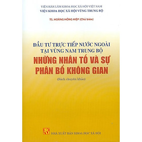 Đầu Tư Trực Tiếp Nước Ngoài Tại Vùng Nam Trung Bộ Những Nhân Tố Và Sự Phân Bổ Không Gian (Sách Chuyên Khảo)