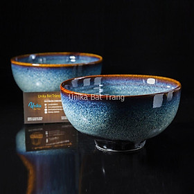 Mua Bát Phở Cup Men Xanh Hoả Biến 17x9.5cm - Bát Phở Gốm Sứ Cao Cấp - Bát Phở Gốm Sứ Bát Tràng Hàng Cao Cấp