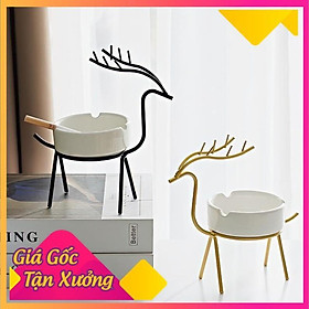 Mua Gạt Tàn Thuốc Sang Trọng Hoa Văn Hình Hươu Nhiều Màu FREESHIP  TP S