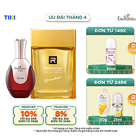 Nước hoa cao cấp Enchanteur LUXE ROUGE/DOR 50ml + Nước hoa ROMANO GIOVANE/PICCO/GRANDIOSE 100ML