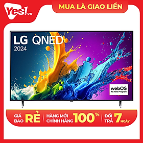 Mua Smart Tivi QNED LG 4K 50 inch 50QNED80TSA Mới 2024 - Hàng chính hãng - Giao HCM và 1 số tỉnh thành