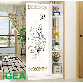 Mua VÁCH NGĂN CÁ CHÉP PHONG THUỶ LIỀN 1 KỆ (C1m9 x R 90cm)