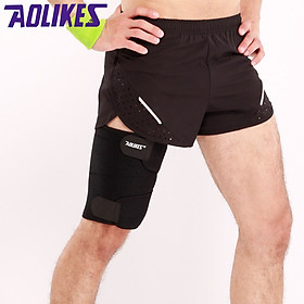Đai bó bảo vệ cơ đùi AOLIKES A-7956 hỗ trợ chấn thương căng cơ khi chơi thể thao sport thigh support