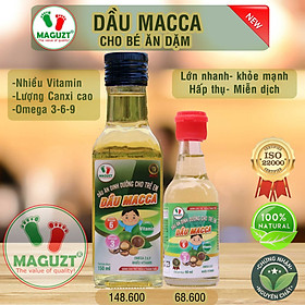 Dầu Macca nguyên chất cho bé ăn dặm Maguzt