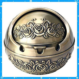 Mua Gạt tàn hoa hồng hình cầu có nắp GT02 - 1 - Hàng Chất Lượng