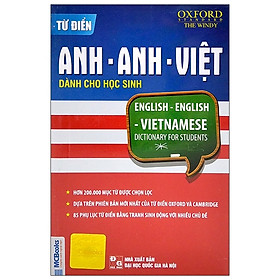 Từ Điển Oxford Anh - Anh - Việt - Dành Cho Học Sinh - Tặng Kèm Bộ Bookmark.