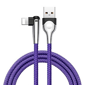 Mua Cáp sạc nhanh và truyền dữ liệu siêu bền Baseus Sharp Bird cable USB For iP 2.4A cho iPhone/ iPad (Metal MVP Elbow Mobile Game Cable)- Hàng chính hãng