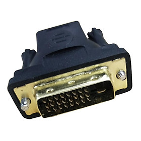 Gold-Plated DVI Male (DVI-D Male 24+1 Pin) To HDMI Female Adapter For HDTV