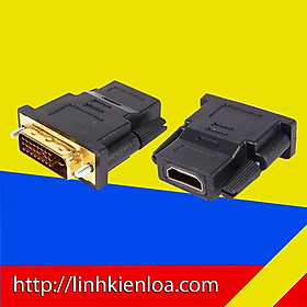 Jack chuyển DVI 24+1 sang HDMI - Đầu chuyển DVI 24+1 sang HDMI