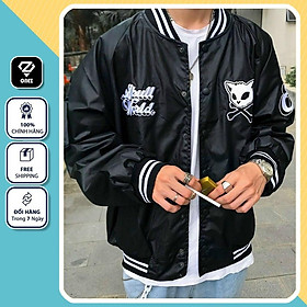 Áo khoác dù Bomber Phối Màu XBULL Áo khoác unisex Cổ Bo Dệt Unisex Nam Nữ Ulzzang Hình Thật Cuối