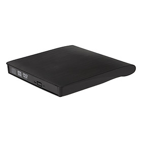 Đầu Đọc Đĩa DVD Rời Máy Tính Cổng USB 3.0 Đen (14.6 x 14.3 x 1.5cm)