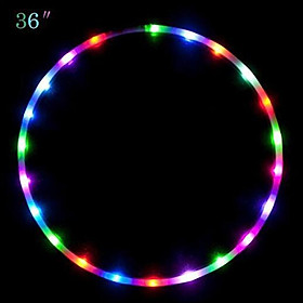 LED Ring Colorful Detachable Collapsable Night Light for Dancing Stage Props Sticker Color Random