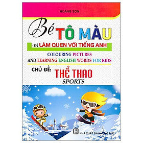 Bé Tô Màu Và Làm Quen Với Tiếng Anh - Chủ Đề Thể Thao