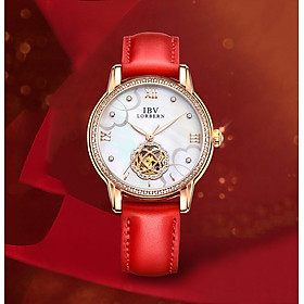 Đồng hồ nữ chính hãng LORBERN IBV6806-1 ,Fullbox, Kính sapphire ,chống xước,chống nước,dây da cao cấp,vỏ máy thép không gỉ 316L, Mới 100%,Bảo hành 12tháng,thiết kế lộ cơ đơn giản,trẻ trung và sang trọng