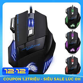 Chuột Chơi Game Có Dây X3 (Đen Phối Xanh)