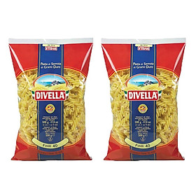 Combo 2 Nui Xoắn Fusilli Divella Số 40 500gr