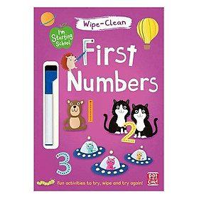 Download sách I'M Starting School: First Numbers: Wipe-Clean Book With Pen - I'M Starting School