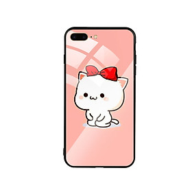 Ốp Lưng Kính Cường Lực cho điện thoại Iphone 7 / 8 - Cute