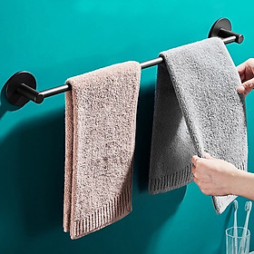 Thanh Vắt Khăn Mặt, Khăn Tắm, Giá Treo Khăn Sơn Đen Tĩnh Điện Cao Cấp