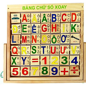 Bảng chữ số tiếng việt xoay
