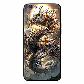 Ốp lưng in cho Oppo A83 Rồng Trăng