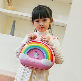 Balo hình cầu vồng cho bé 1-5 tuổi