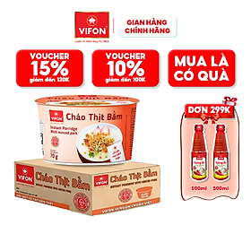 Cháo thịt gà/ cháo thịt bằm vifon 70gr/tô