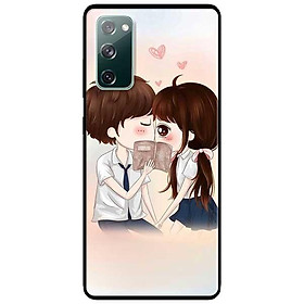 Ốp lưng dành cho Samsung A90 - Samsung S20 FE mẫu Anime Học Sinh Hôn