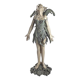 Angel Wing Figurine 3D Statue Crafts Tabletop Garden Decor Accs Ornament