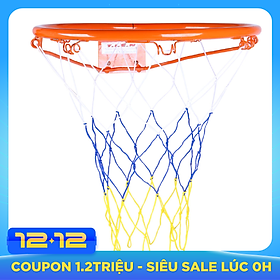 Vành Bóng Rổ Tiến Sport TS-L (45cm) + Kèm Lưới (Lưới màu ngẫu nhiên)