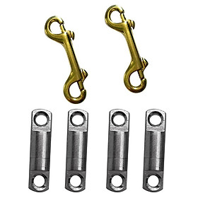 Heavy Duty Brass Double End Snap  Trigger Clip with Dive Line Hardware