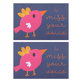 Combo 2 Thiệp Papermix - I Miss Your Voice