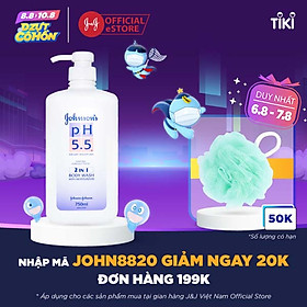 Sữa Tắm pH 5.5 Johnson’s 2in1 (750ml) - 9556006008348