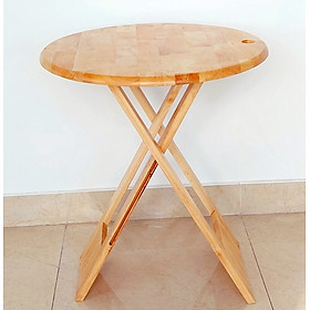 Mua Bàn Gỗ Tròn Xếp D60cm Cao 75cm Tiện Dụng Chắc Chắn - Hàng VN Xuất Khẩu