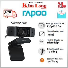 Mua Webcam Rapoo C200 HD 720P - Hàng chính hãng