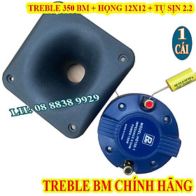 LOA TREBLE KÈN BM 350 NHẤP KHẨU HÀNG CHÍNH HÃNG + HỌNG 12X12 + TỤ 2.2MF - GIÁ 1 LOA