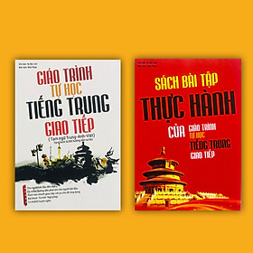 [Download Sách] Combo 2 sách: Giáo trình tự học tiếng Trung giao tiếp (Tam ngữ Anh - Trung - Việt) và Sách bài tập thực hành