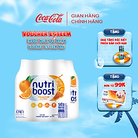 [TẶNG VOUCHER ESTEEM] Lốc 6 Chai Sữa Nutriboost Thế Hệ Mới Hương Cam 297ml/Chai Sale 15.5 Coca-Cola Official Store