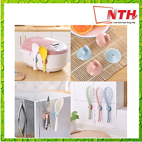 Mua Giá treo muỗng xới cơm đồ dùng hít silicon tiện lợi -NTH