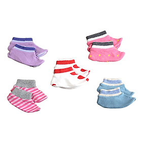 Combo 5 Đôi Vớ Chân Vải BABYVIC Cho Bé - Màu Ngẫu Nhiên