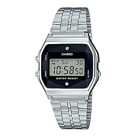 Đồng hồ unisex dây kim loại Casio Standard chính hãng A159WAD-1DF