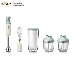 Bộ Máy Xay Bear-JBQ-B50E1 Đa Năng Xay Ăn Dặm, Xay Cháo, Xay tỏi ớt, Đánh Trứng Cầm Tay Tiện Lợi an toàn - Hàng chính hãng