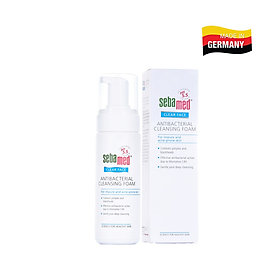 Sữa Rửa Mặt Tạo Bọt Kháng Khuẩn, hỗ trợ Trị Mụn pH5.5 Sebamed Clear Face Antibacterial Cleansing Foam SCF01A (150ml)
