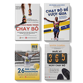 [Download Sách] Sách - Combo 4 cuốn Nhật ký 365 + Chạy bộ để vượt qua + 26 giải chạy + Cuộc cách mạng trong chạy bộ