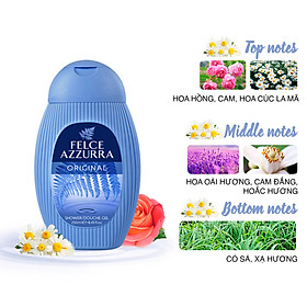 Sữa tắm hương nước hoa cổ điển Ý Felce Azzurra 250ml